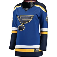 Women's Fanatics Nick Leddy Blue St. Louis Blues Home Breakaway Player Jersey