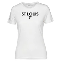 Women's Levelwear  White St. Louis Blues Maddox City Capsule T-Shirt