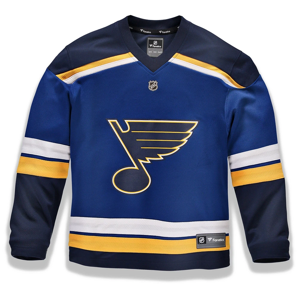Youth Fanatics Blue St. Louis Blues Home Replica - Custom Jersey