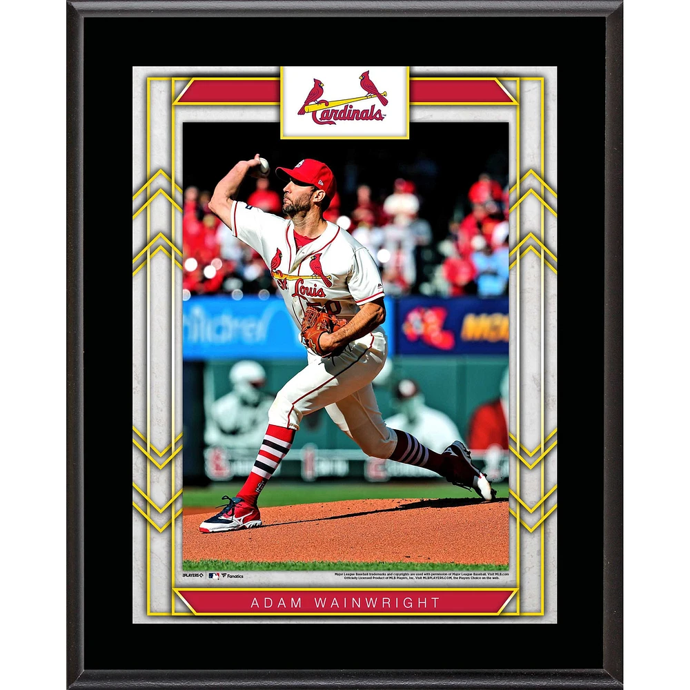 Adam Wainwright St. Louis Cardinals 10.5'' x 13'' Sublimated Player Name Plaque