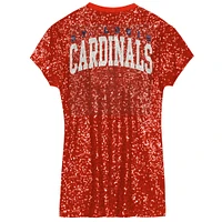 Girls Youth  Red St. Louis Cardinals Sequin V-Neck Dress