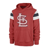 Men's '47 Heather Red St. Louis Cardinals Premier Nico Pullover Hoodie