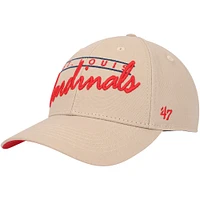 Men's '47 Khaki St. Louis Cardinals Atwood MVP Adjustable Hat