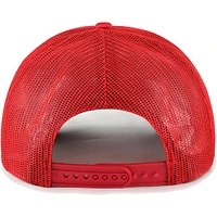 Men's '47 Red St. Louis Cardinals Backhaul Foam Trucker Snapback Hat