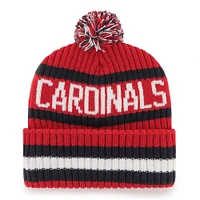 Men's '47 Red St. Louis Cardinals Bering Cuffed Knit Hat with Pom
