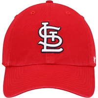 Men's '47 Red St. Louis Cardinals Clean Up Adjustable Hat