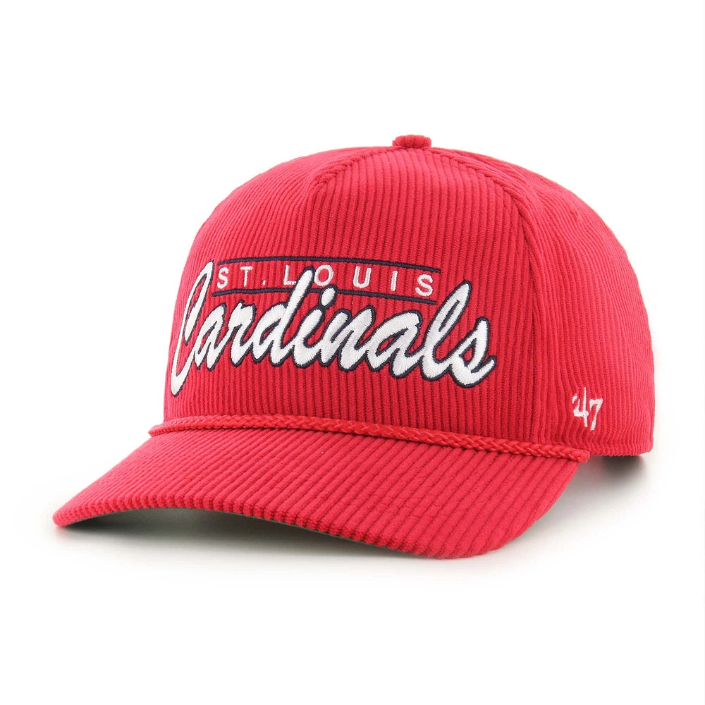 Men's '47 Red St. Louis Cardinals Corduroy Hitch Adjustable Hat