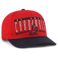 Men's '47 Red St. Louis Cardinals  Double Headed Baseline Hitch Adjustable Hat