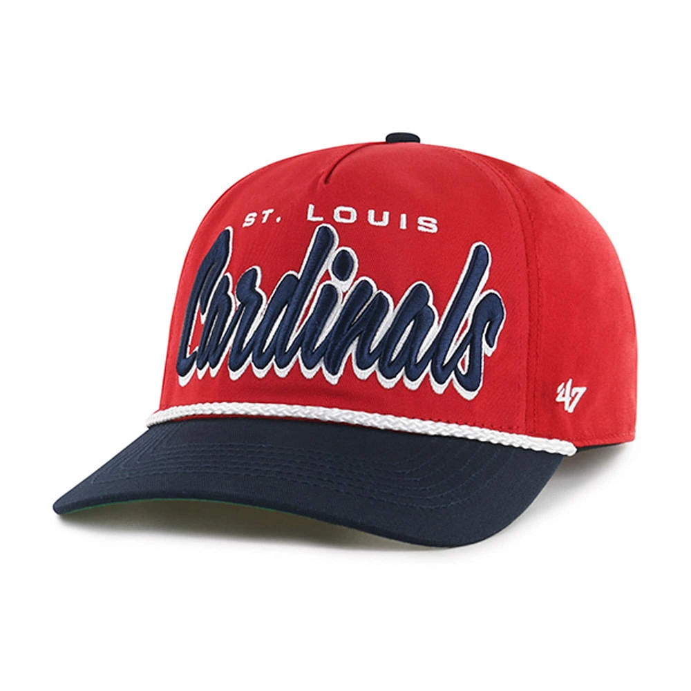 Men's '47 Red St. Louis Cardinals Dropshadow Rope Hitch Adjustable Hat