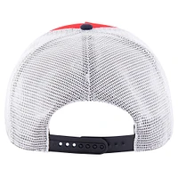 Men's '47 Red St. Louis Cardinals Gridiron Super Stripe Relaxed Trucker Hitch Adjustable Hat