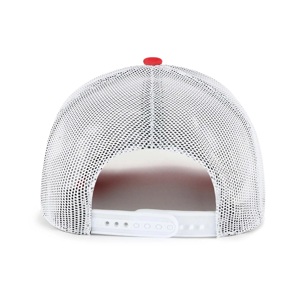 Men's '47 Red St. Louis Cardinals Meander Foam Trucker Snapback Hat