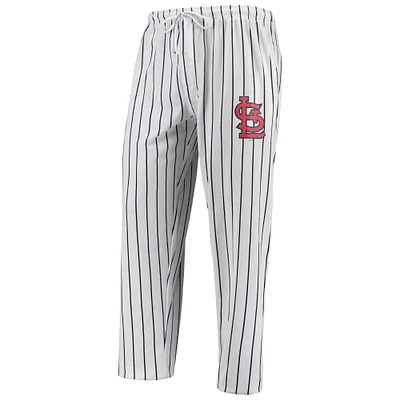 Pantalon de détente St. Louis Cardinals Vigor Concepts Sport pour homme, blanc/bleu marine