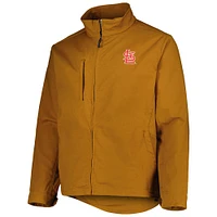 Men's Dunbrooke Tan St. Louis Cardinals Journey Tri-Blend Full-Zip Jacket