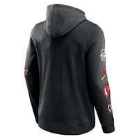 Men's Fanatics Black St. Louis Cardinals Wild Winner Pullover Hoodie