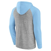 Men's Fanatics  Gray St. Louis Cardinals Single Play Speckled Lightweight Pullover Hoodie