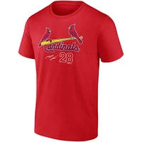 Men's Fanatics Nolan Arenado Red St. Louis Cardinals Player Name & Number T-Shirt
