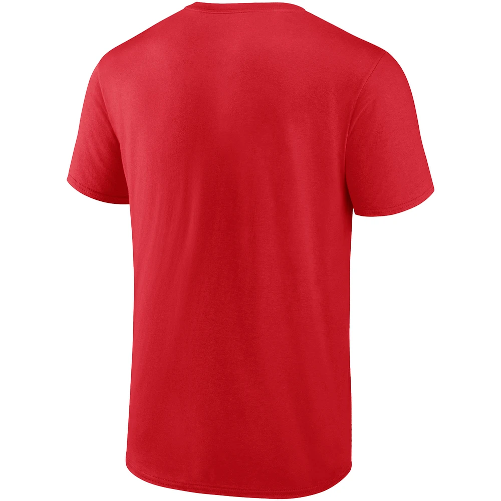 Men's Fanatics Nolan Arenado Red St. Louis Cardinals Player Name & Number T-Shirt