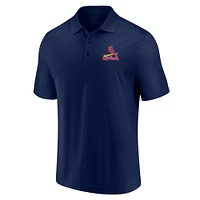Men's Fanatics Red/Navy St. Louis Cardinals Dueling Logos Polo Combo Set