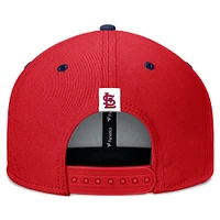 Men's Fanatics Red/Navy St. Louis Cardinals Fundamental Bold Snapback Hat