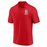 Men's Fanatics Red/White St. Louis Cardinals Two-Pack Logo Lockup Polo Set