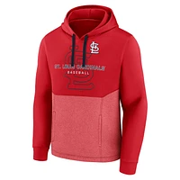 Men's Fanatics Red St. Louis Cardinals Call the Shots Pullover Hoodie