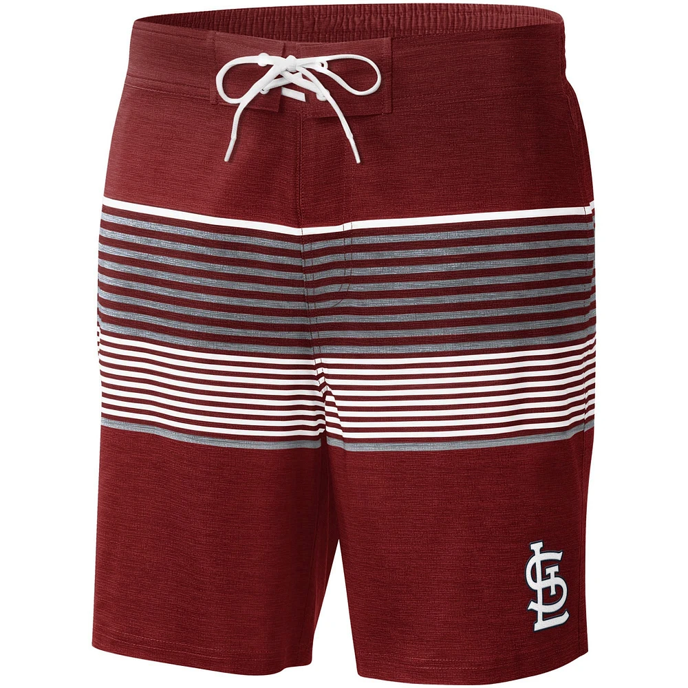 Men's G-III Sports by Carl Banks  Red St. Louis Cardinals Coastline Volley Swim Shorts