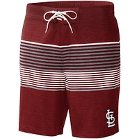 Men's G-III Sports by Carl Banks  Red St. Louis Cardinals Coastline Volley Swim Shorts