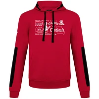 Men's Levelwear  Red St. Louis Cardinals Cooperstown Collection Bombay Campaign Pullover Hoodie