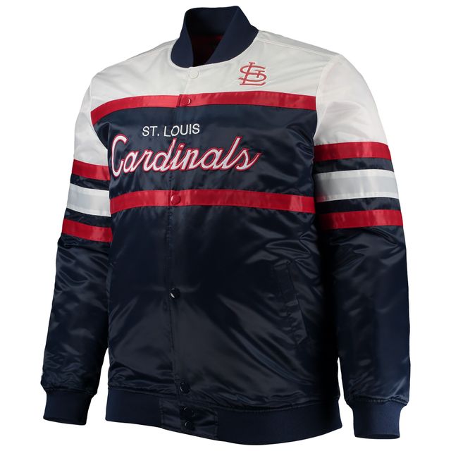 PRF SLCARD MARINE ROUGE MLB HOMMES B&T MNC COACHES VESTE EN SATIN JACMENXHW