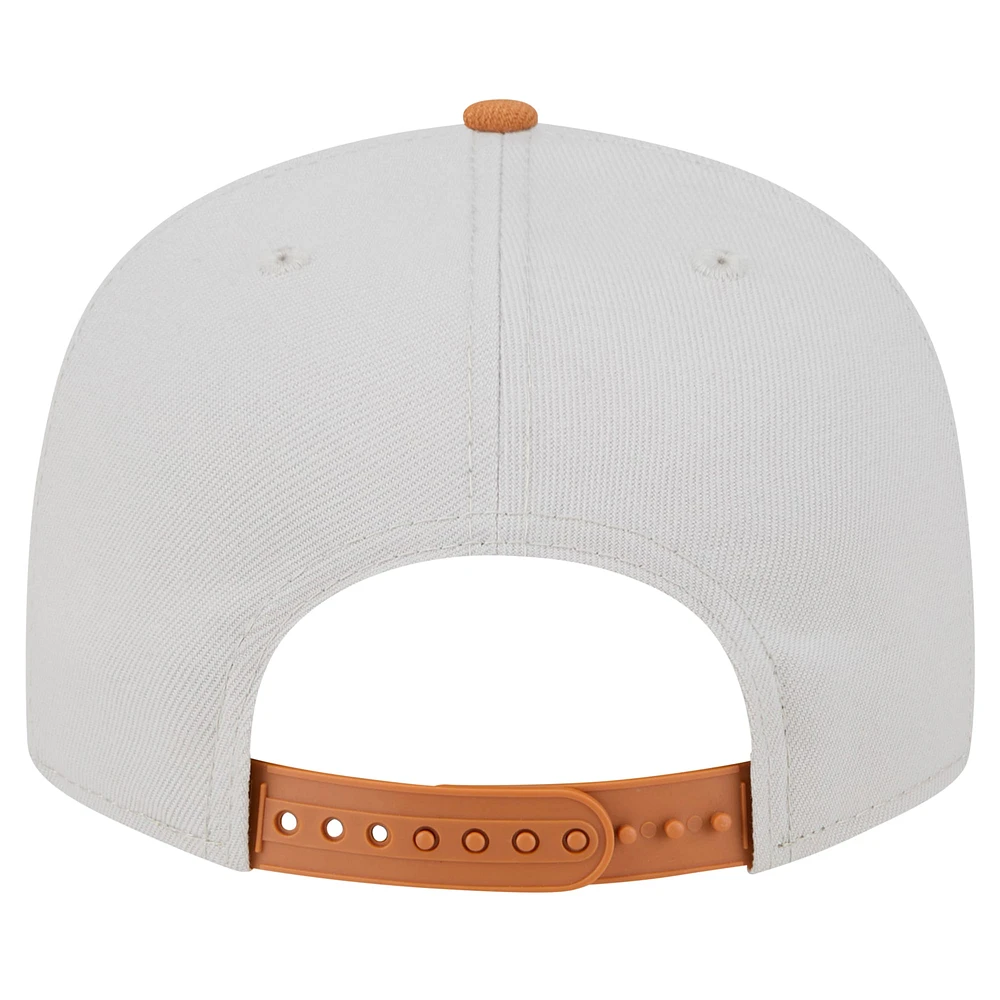 Men's New Era Khaki/Brown St. Louis Cardinals Color Pack Two-Tone 9FIFTY Snapback Hat