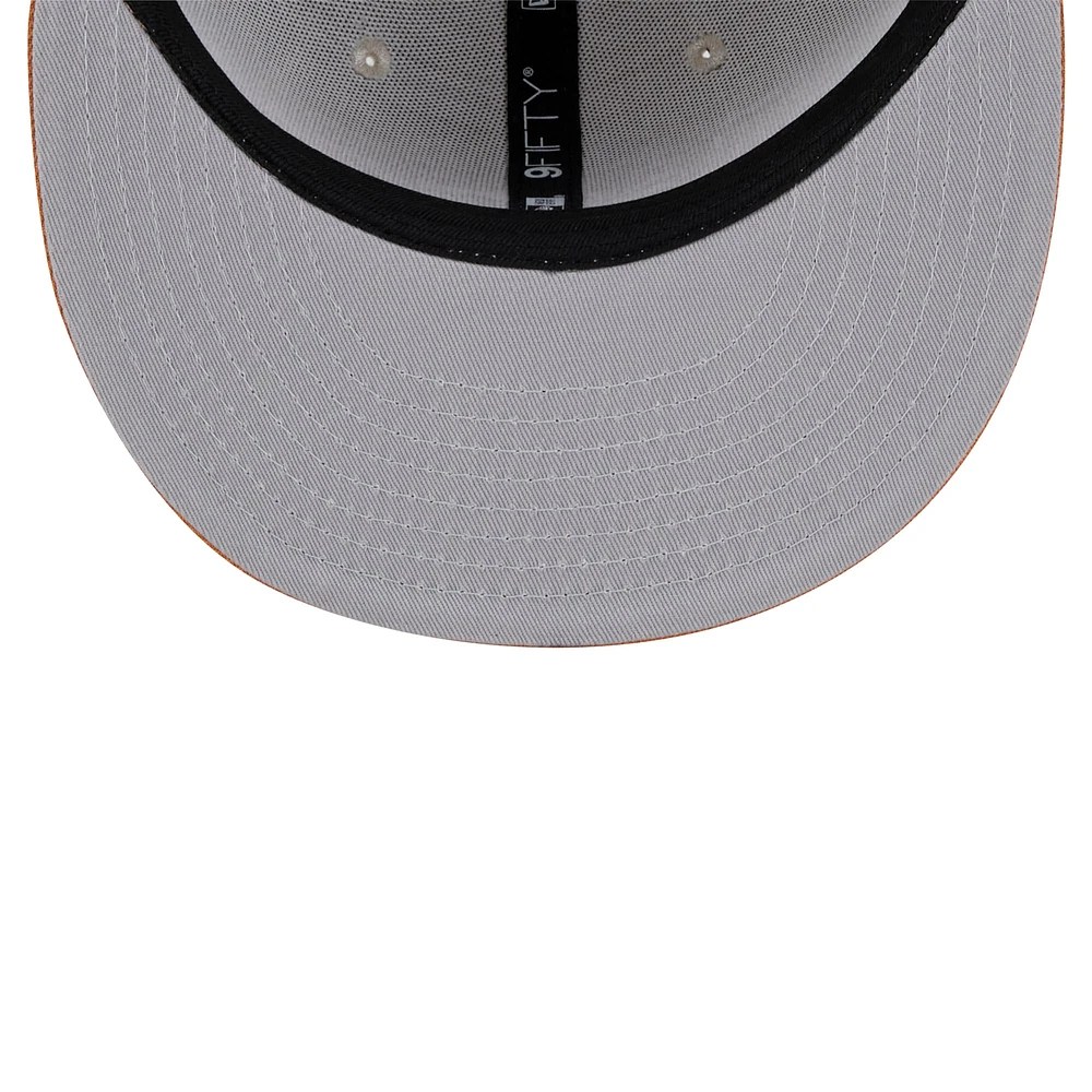 Men's New Era Khaki/Brown St. Louis Cardinals Color Pack Two-Tone 9FIFTY Snapback Hat