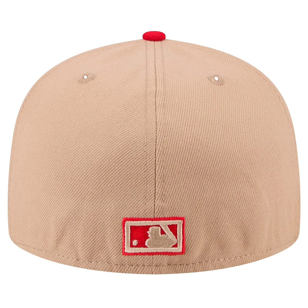 Men's New Era Khaki St. Louis Cardinals 59FIFTY Fitted Hat