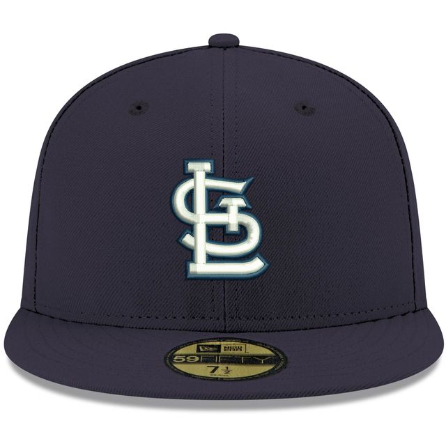 Casquette ajustée 59FIFTY bleu marine avec logo St. Louis Cardinals pour homme New Era