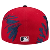 Men's New Era Red/Navy St. Louis Cardinals Retro Pattern 59FIFTY Fitted Hat