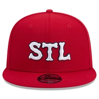 Men's New Era Red St. Louis Cardinals 2024 City Connect 9FIFTY Snapback Hat