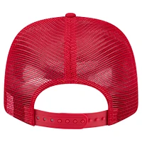 Men's New Era Red St. Louis Cardinals Flag 9SEVENTY Stretch-Snap Hat