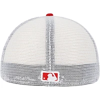 Men's New Era Red St. Louis Cardinals Team Color 59FIFTY Trucker Fitted Hat