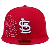Men's New Era Red St. Louis Cardinals Yarn Stitch 59FIFTY Fitted Hat