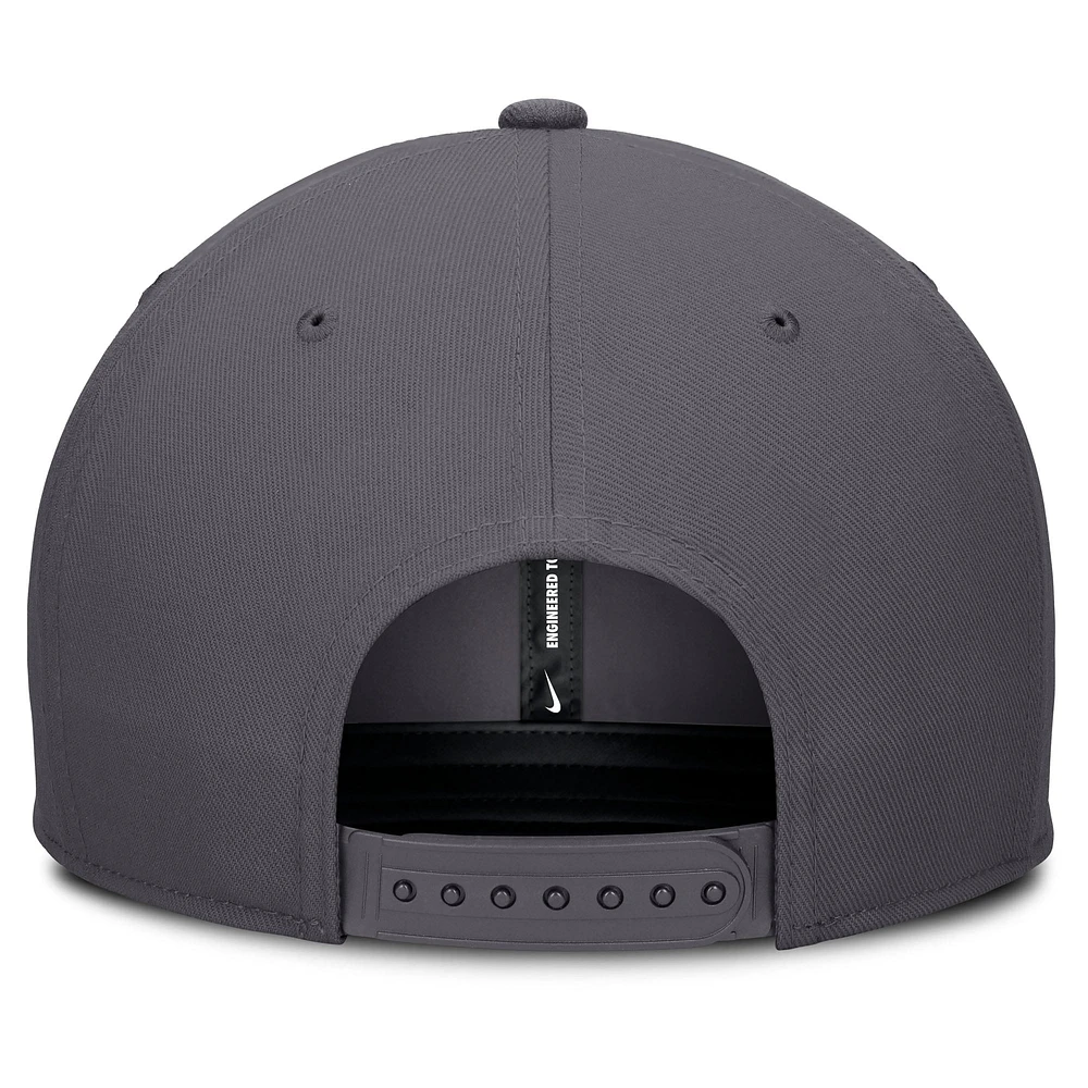 Casquette Snapback Nike Pro Performance pour homme St. Louis Cardinals Gris