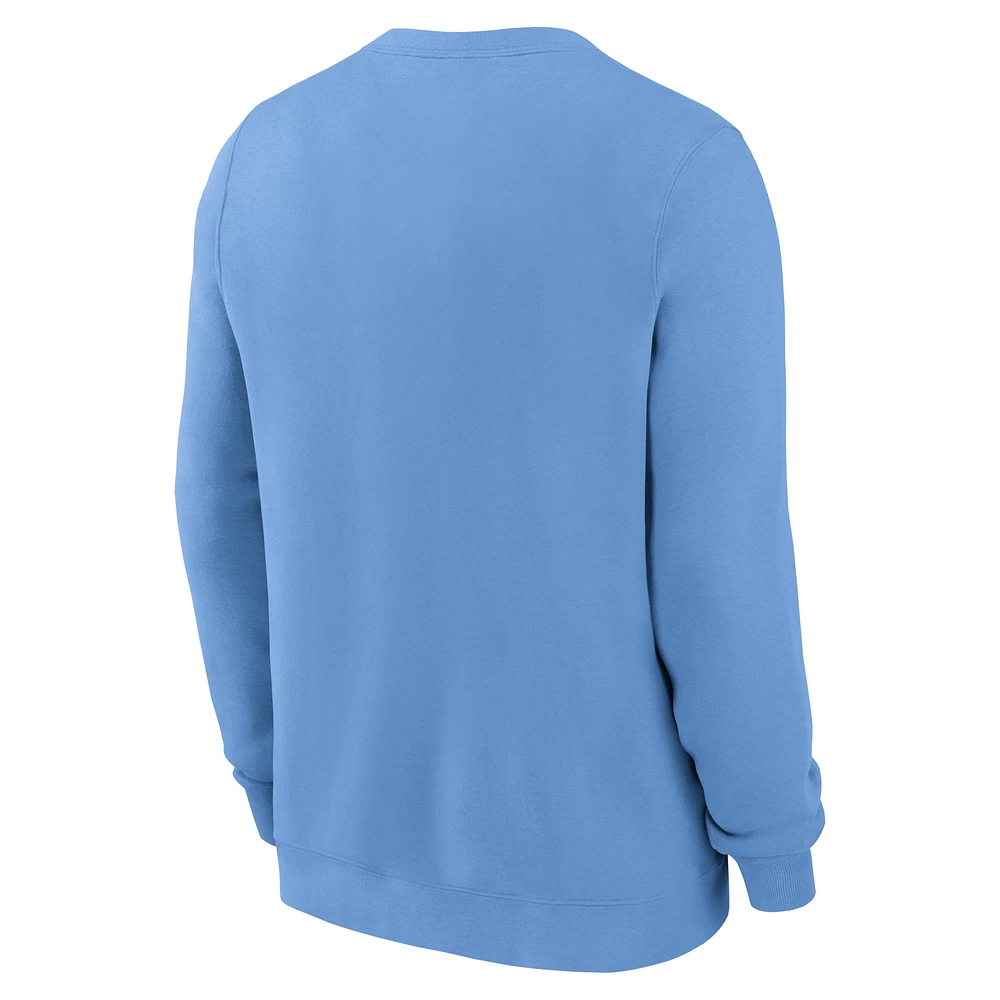 Men's Nike Light Blue St. Louis Cardinals Classic Fleece Performance Pullover Sweatshirt