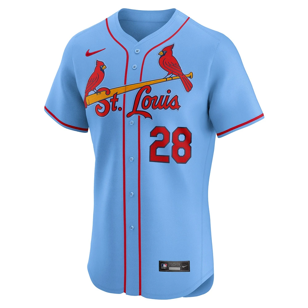 Men's Nike Nolan Arenado Light Blue St. Louis Cardinals Alternate Elite Player Jersey