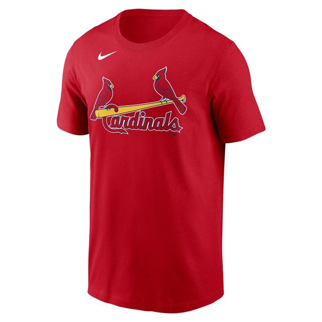 T-shirt Nike Nolan Arenado rouge avec nom et numéro des Cardinals de St. Louis pour hommes