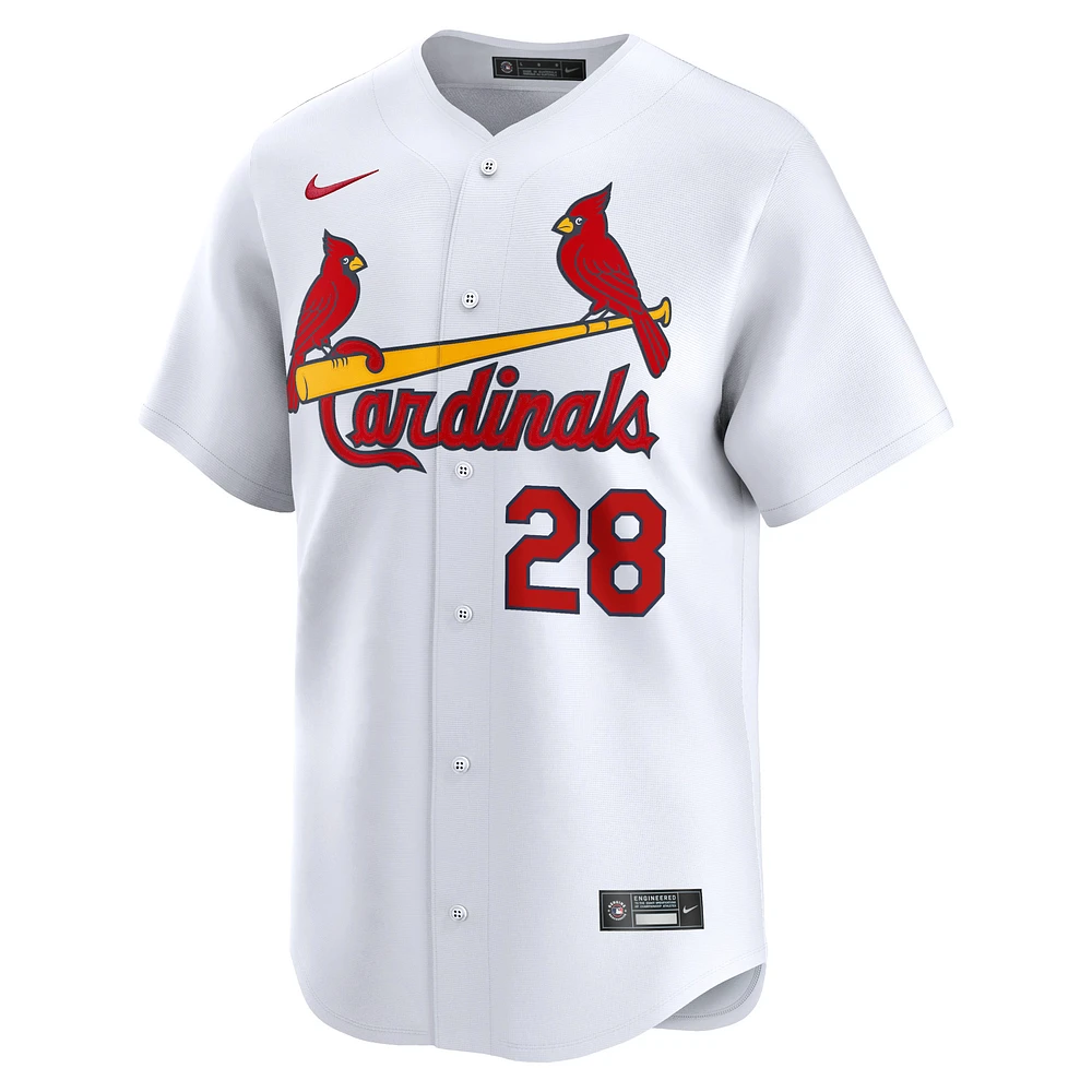 Maillot de joueur Nike Nolan Arenado blanc St. Louis Cardinals Home Limited pour homme