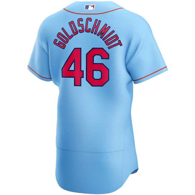 Homme Nike Paul Goldschmidt Light Blue St.Louis Cardinals Alternate Authentic Player - Maillot