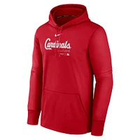 Men's Nike Red St. Louis Cardinals Authentic Collection Performance Pullover Hoodie
