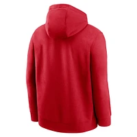 Men's Nike Red St. Louis Cardinals Club Slack Pullover Hoodie