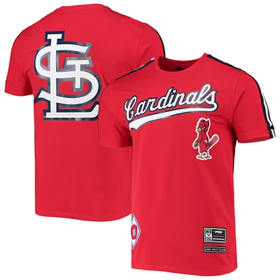 T-shirt à bandes Pro Standard Red/St. Louis Cardinals pour homme
