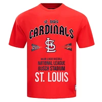 Men's Pro Standard Red St. Louis Cardinals Oversized City Tour T-Shirt