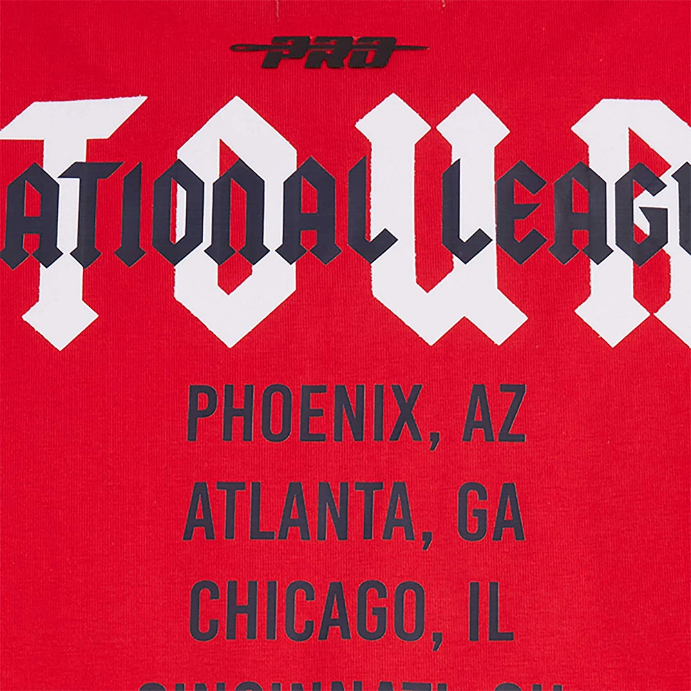 Men's Pro Standard Red St. Louis Cardinals Oversized City Tour T-Shirt