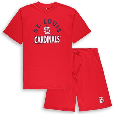 Ensemble combiné t-shirt et short pour hommes Profile St. Louis Cardinals Big & Tall